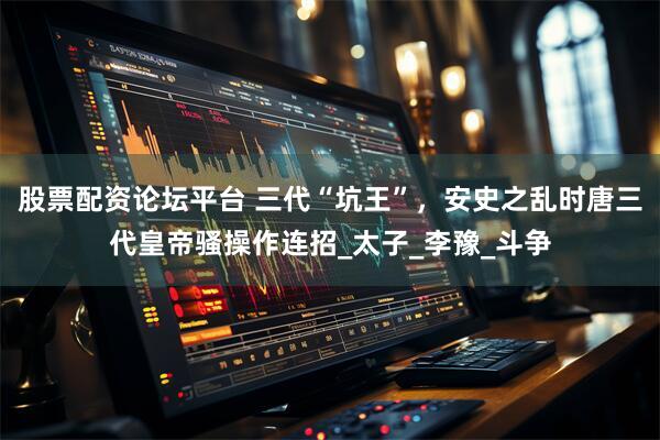 股票配资论坛平台 三代“坑王”，安史之乱时唐三代皇帝骚操作连招_太子_李豫_斗争