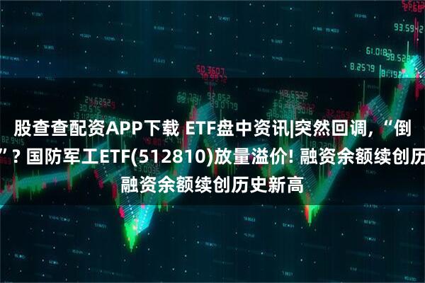 股查查配资APP下载 ETF盘中资讯|突然回调, “倒车接人”? 国防军工ETF(512810)放量溢价! 融资余额续创历史新高